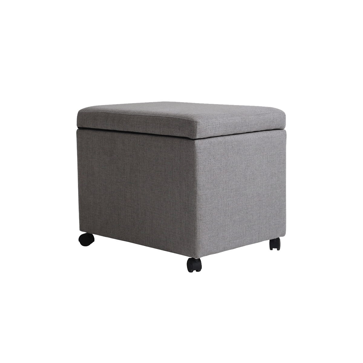 Velvet Seat Pouffe Stool